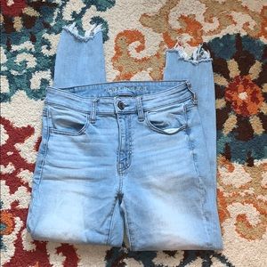 AE high rise jegging crop